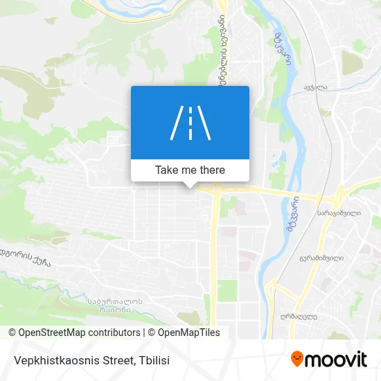 Vepkhistkaosnis Street map