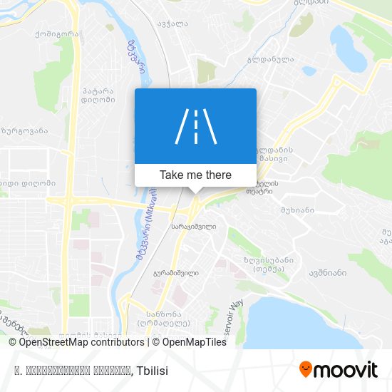 დ. სარაჯიშვილის გამზირი map