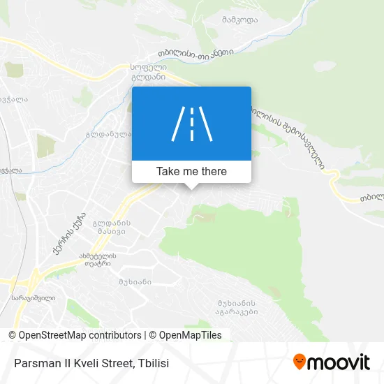 Parsman II Kveli Street map