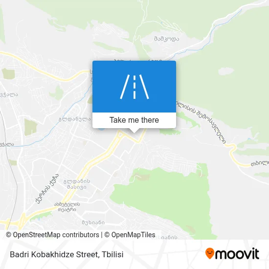 Badri Kobakhidze Street map