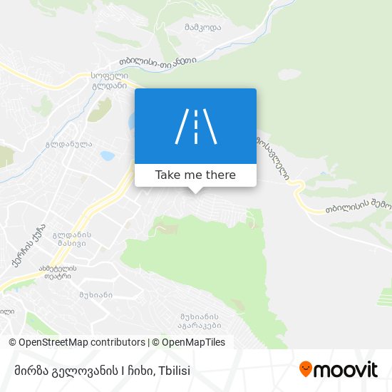 მირზა გელოვანის I ჩიხი map