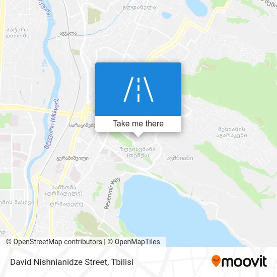 David Nishnianidze Street map