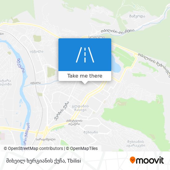 მიხეილ ხერგიანის ქუჩა map