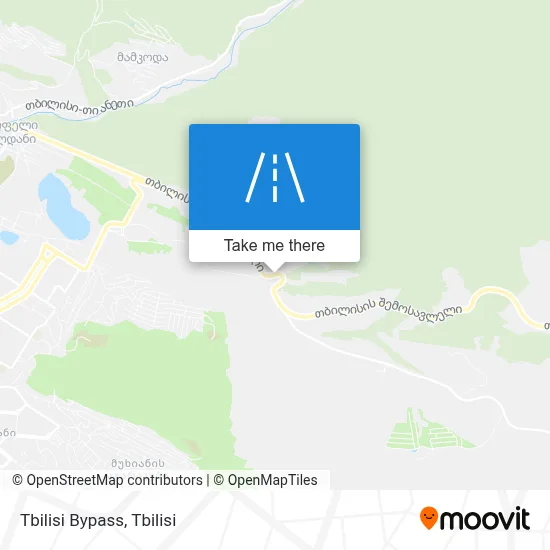 Tbilisi Bypass map