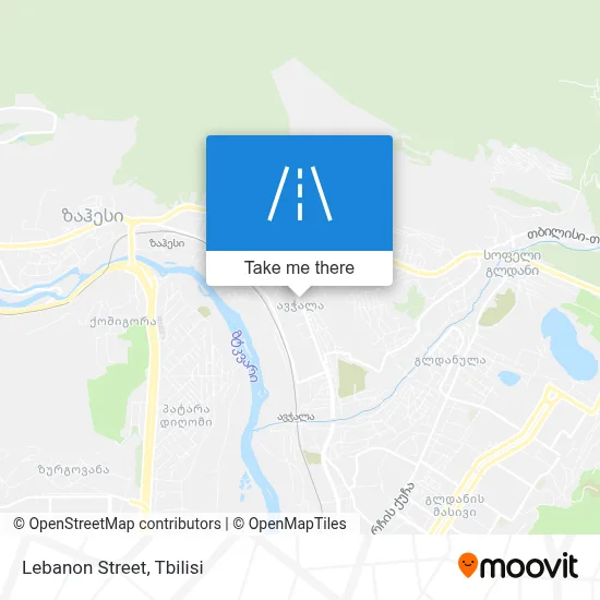 ლიბანის ქუჩა map