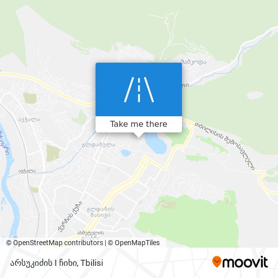 არსუკიძის I ჩიხი map