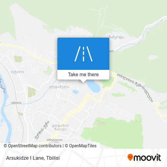 Arsukidze I Lane map