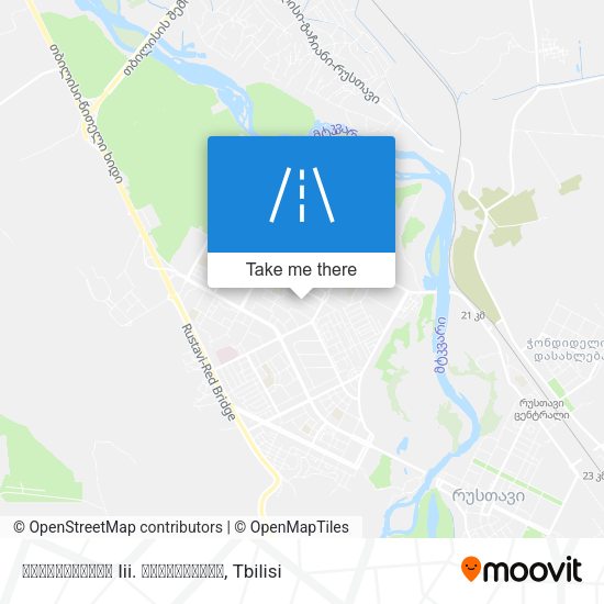 მესხიშვილის Iii. გასასვლელი map
