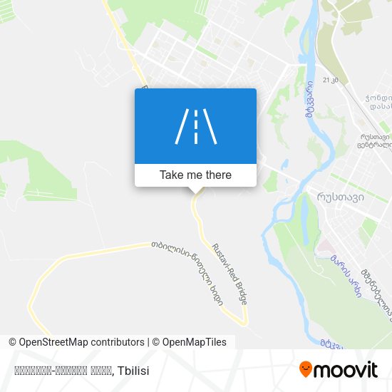 თბილისი-წითელი ხიდი map