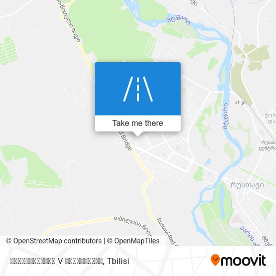 მელიქიშვილის V გასასვლელი map