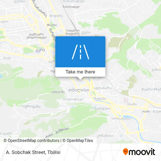 A. Sobchak Street map