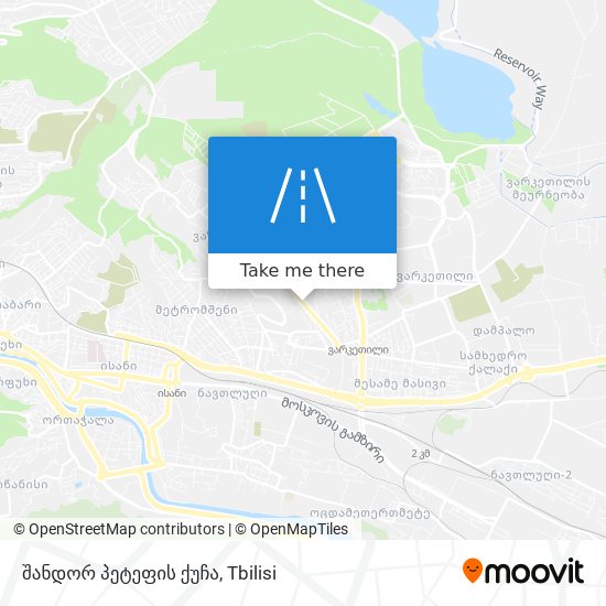 შანდორ პეტეფის ქუჩა map