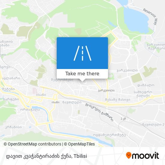 დავით კვაჭანტირაძის ქუჩა map