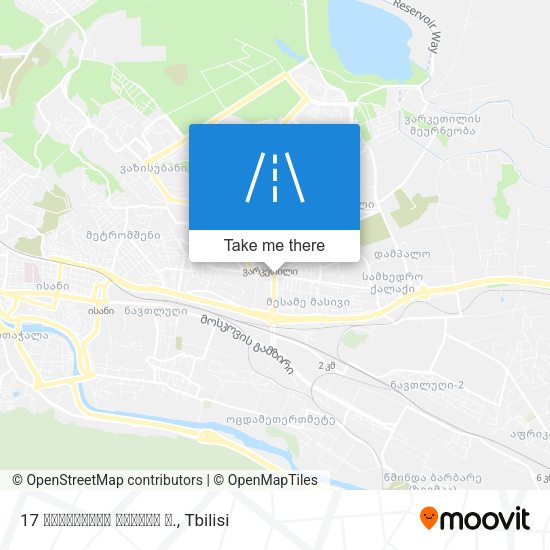 17 შინდისელი გმირის ქ. map