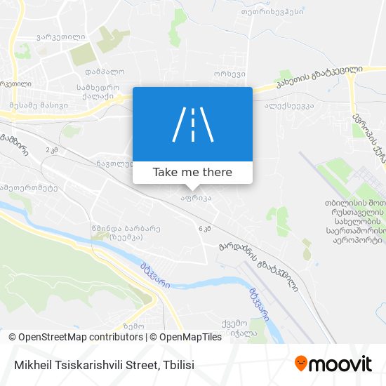 Карта Mikheil Tsiskarishvili Street