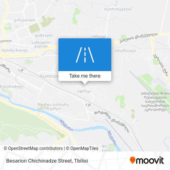 Besarion Chichinadze Street map