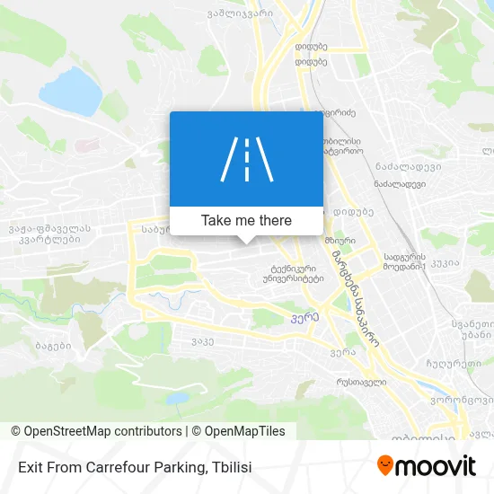 Exit From Carrefour Parking map