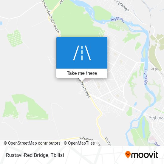 Карта Rustavi-Red Bridge