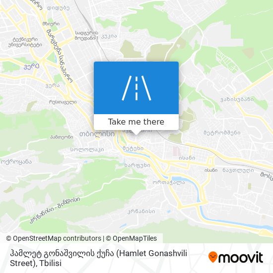 ჰამლეტ გონაშვილის ქუჩა (Hamlet Gonashvili Street) map