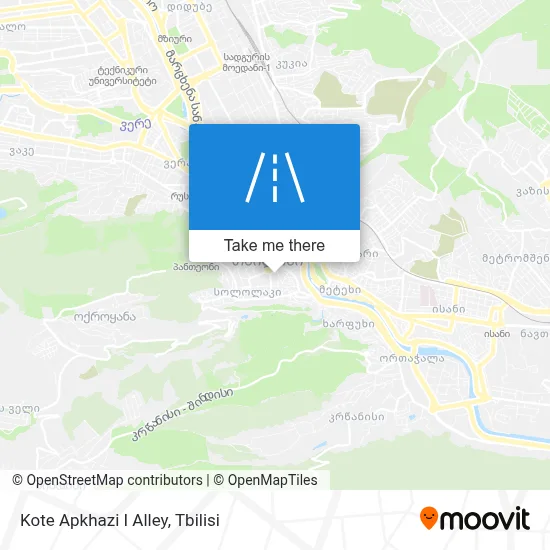 Kote Apkhazi I Alley map