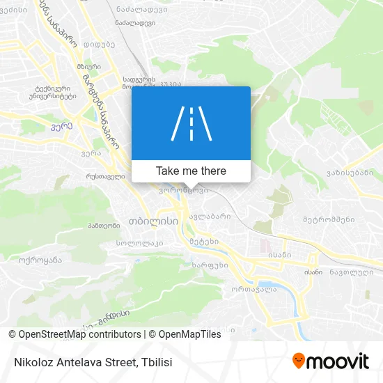 Nikoloz Antelava Street map