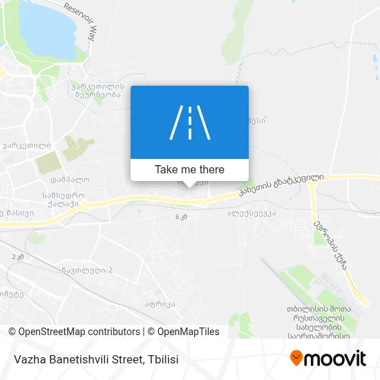 Vazha Banetishvili Street map