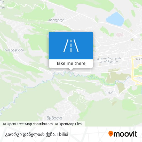 გიორგი დანელიას ქუჩა map