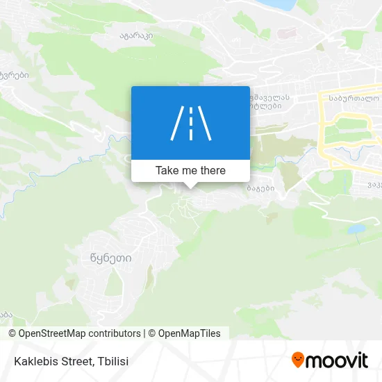Kaklebis Street map