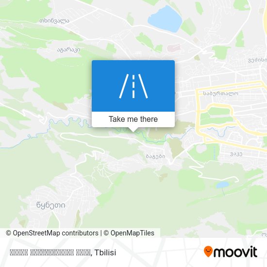 ივანე ჯავახიშვილის ხიდი map