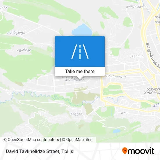 David Tavkhelidze Street map