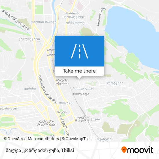 შალვა კოხრეიძის ქუჩა map