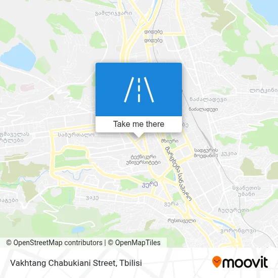 Vakhtang Chabukiani Street map