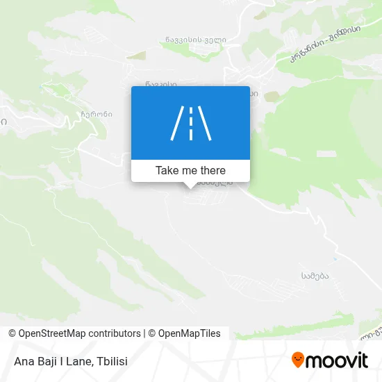 ანა ბაჯის I შესახვევი map