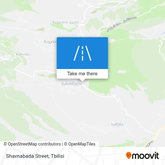 Shavnabada Street map