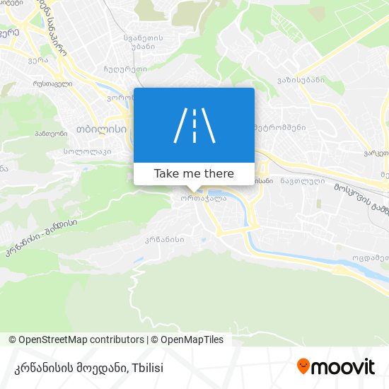 კრწანისის მოედანი map