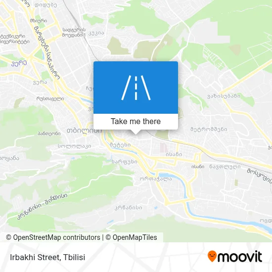 ირბახის ქუჩა map