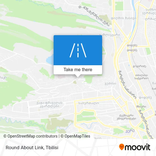 Карта Round About Link