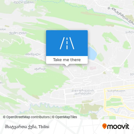 მხატვართა ქუჩა map