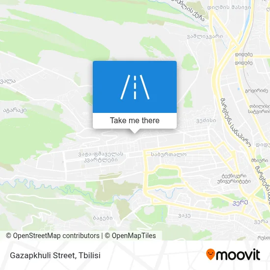 გაზაფხულის ქუჩა (Gazapkhuli Street) map