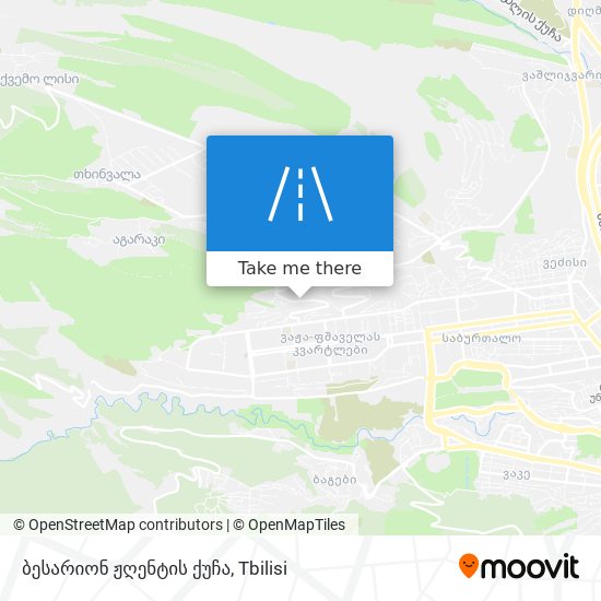 ბესარიონ ჟღენტის ქუჩა map