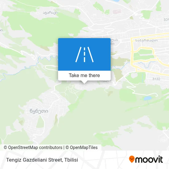 Tengiz Gazdeliani Street map