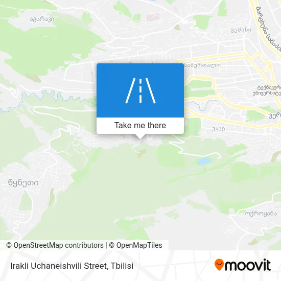 Irakli Uchaneishvili Street map
