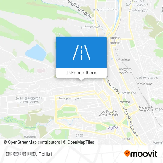 ცხინვალის ქუჩა map