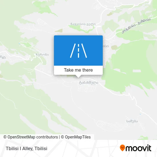 Tbilisi I Alley map