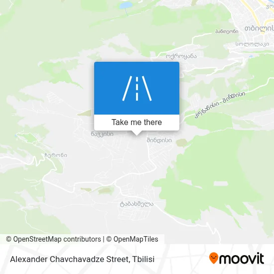 Alexander Chavchavadze Street map