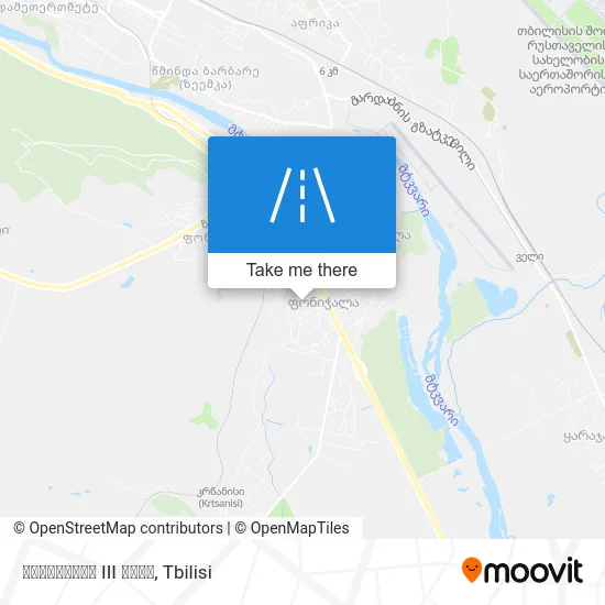 აფხაზეთის III ჩიხი map