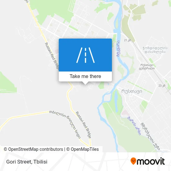 Gori Street map