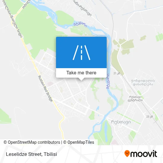 Leselidze Street map