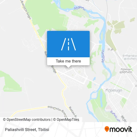 Paliashvili Street map