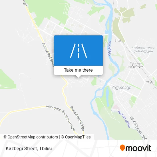 ყაზბეგის ქუჩა map